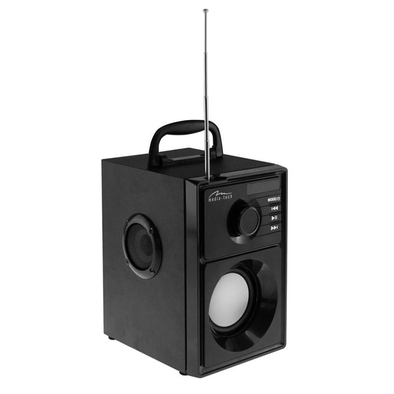 MEDIA-TECH WIRELESS SPEAKER BOOMBOX SILVER 15W MRS MT3179 In preparation Your Sports Performance