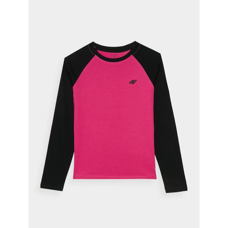 Longsleeve regular plain girls 4F Junior 4FJWAW24TLONF291-55S *Kategoria tymczasowa Your Sports Performance