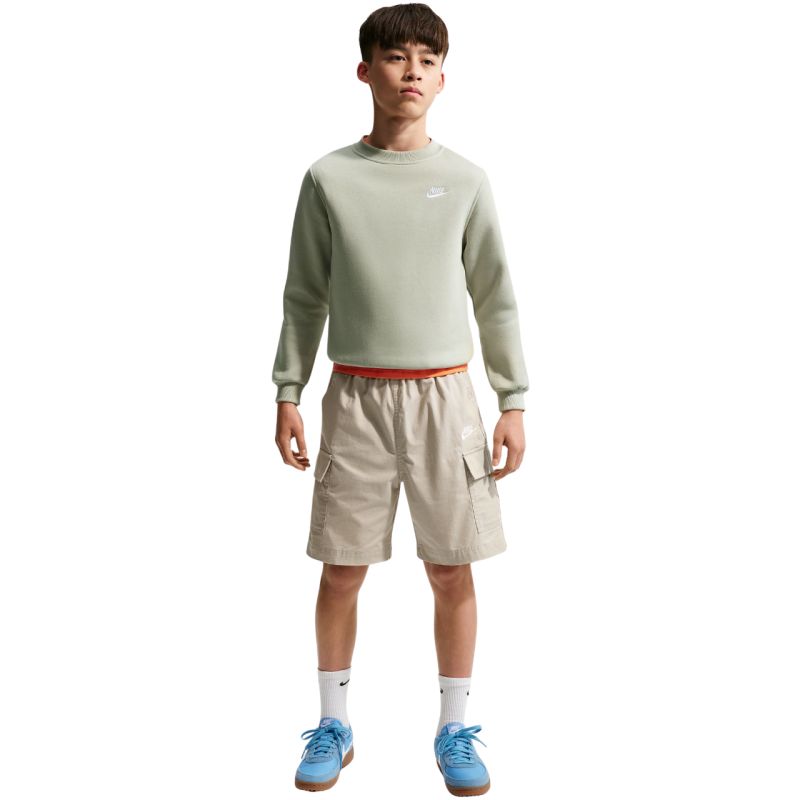 Nike Sportswear Club Fleece Kids' Sweatshirt Light Green FD3006 304