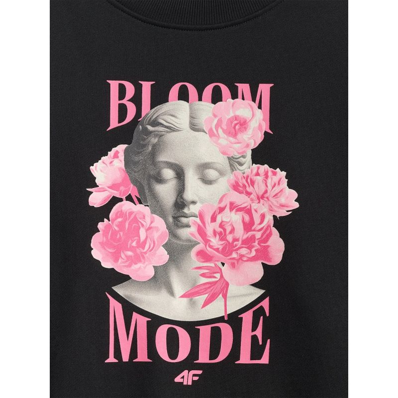 Women's loose sweatshirt without hood 4F 4FRSS26TSWSF2972-20S 4f