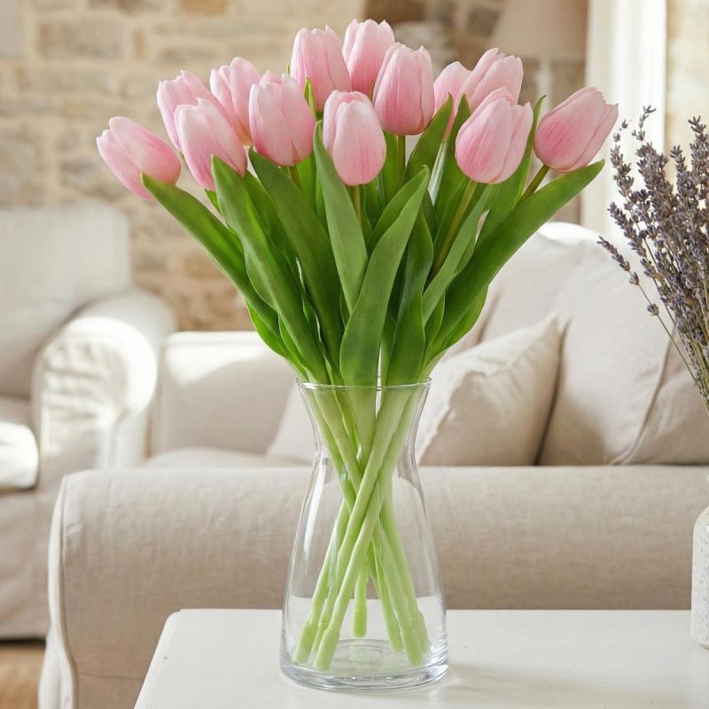 PINK TULIP 31CM LIFE-LIKE SPRING DECORATION Home and Garden/Equipment Your Sports Performance