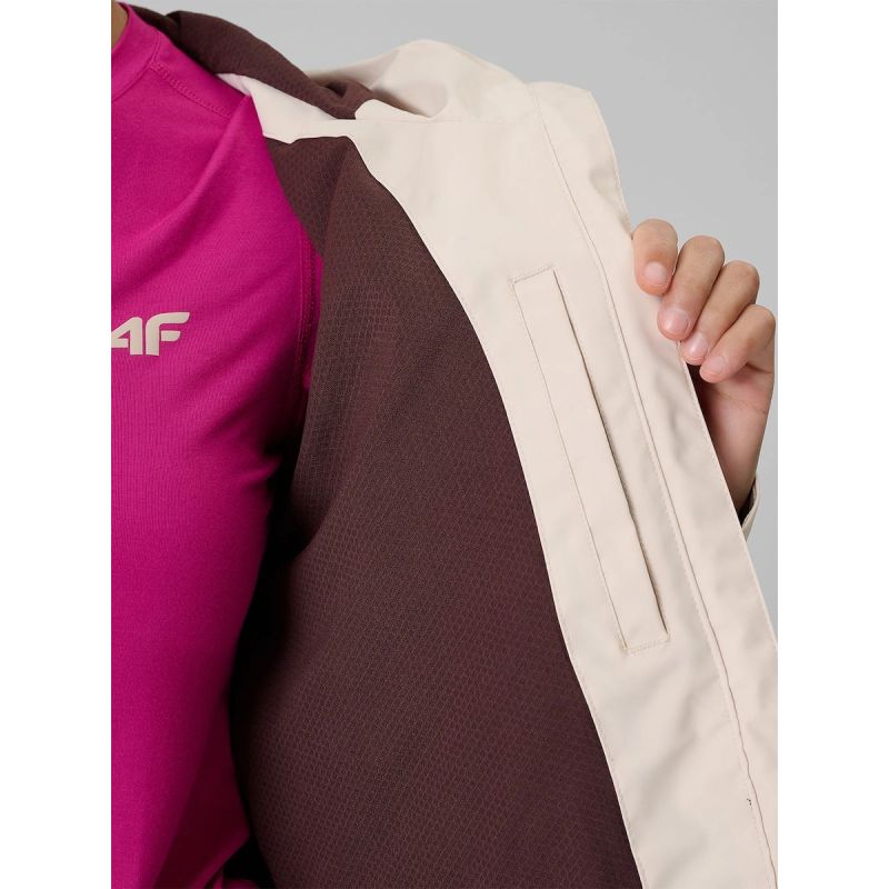 Women's trekking jacket 10000 membrane 4F 4FRAW26TTJAF1367-12S