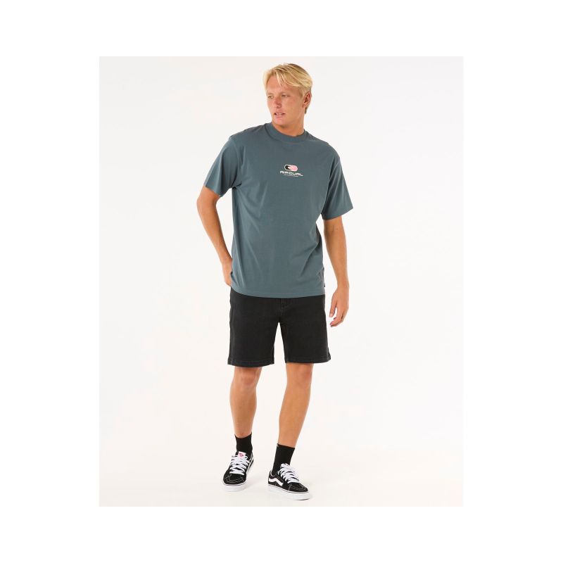 RIP CURL Pill Icon Tee Turquoise