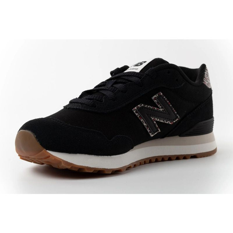 New Balance women’s 515 black suede leather sneakers