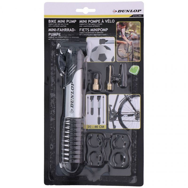 Bicycle Pump Dunlop Mini Aluminum 102184 Accessories Your Sports Performance