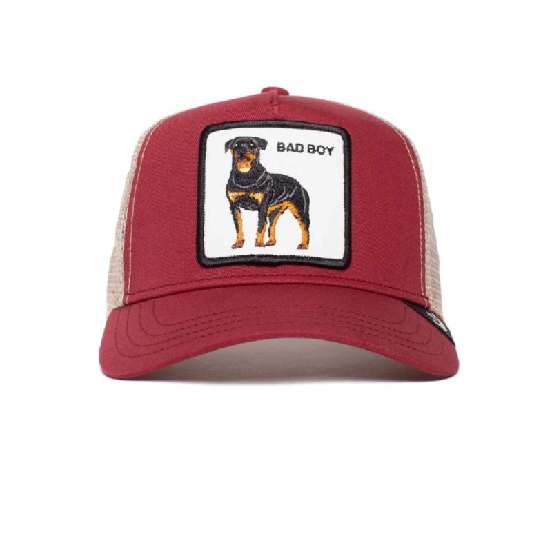 Goorin Bros The Baddest Boy Trucker Cap - 101-0493-RED Odzież/Czapki/Czapki z daszkiem Your Sports Performance
