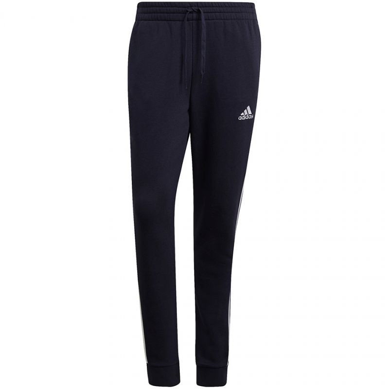 Adidas Essentials Fleece Tapered Cuff 3-Band M GK8823 pants Clothing/Lifestyle/Trousers, shorts Adidas