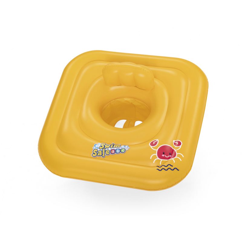 Bestway 32050 Swim Safe Wondersplash Square 3-Ring Baby Boat 92800497000 Accessories/Swimming accessories/Motylki, Pływaczki, Kółka, Piłki, Pontony Your Sports Performance