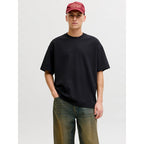 Jack&Jones men's t-shirt JJEBARRON TEE SS O-NECK NOOS 12298906 BLACK Jack&Jones