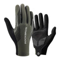 Rockbros 16110006003 shock-absorbing cycling gloves size L - green and black Rockbros