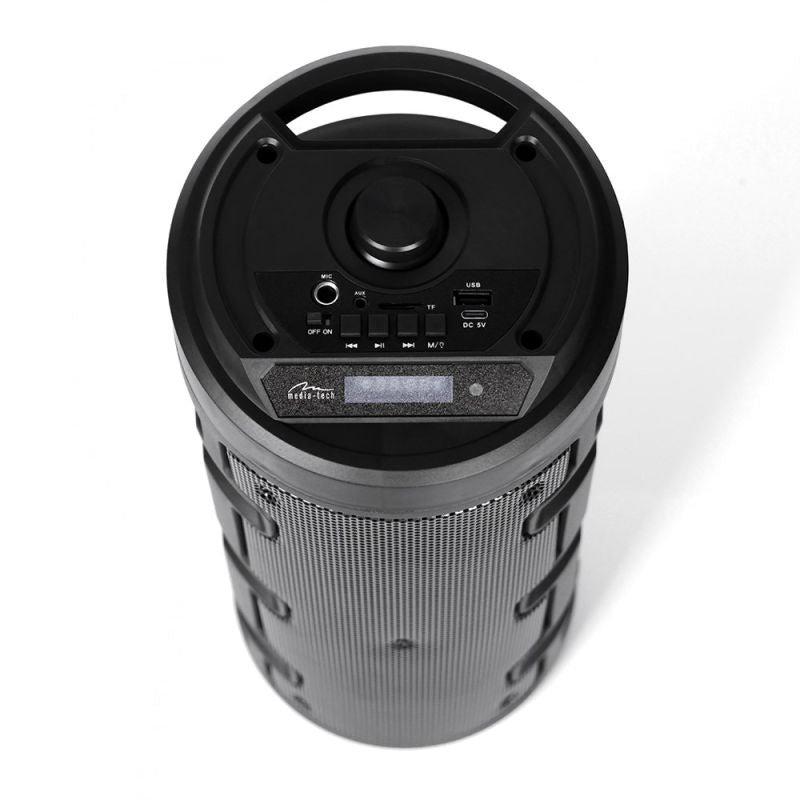 MEDIA-TECH PARTYBOX KEG BT - COMPACT BLUETOOTH STEREO SPEAKER WITH FM RADIO, MP3 PLAYER MT3165 In preparation Your Sports Performance