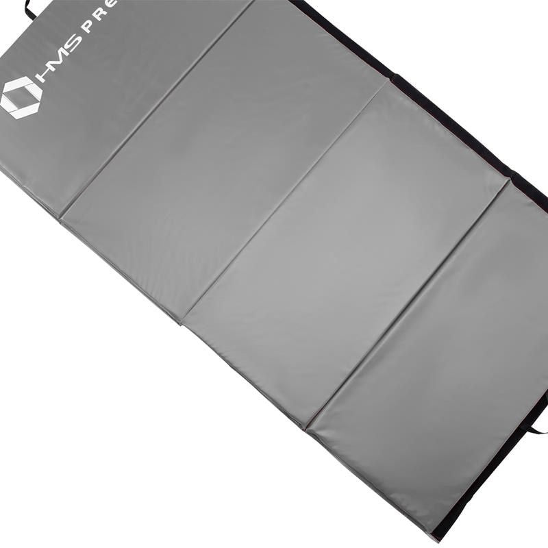 Folding gymnastic mattress gray 2400x1200x50mm HMS MGS01 In preparation Your Sports Performance