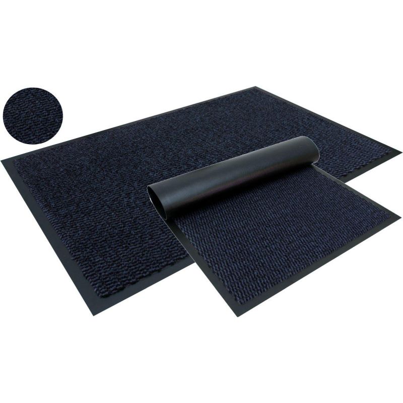 ABSORBENT DOORMAT ENTRANCE MAT ZONE 60X90CM NAVY BLUE Accessories Your Sports Performance