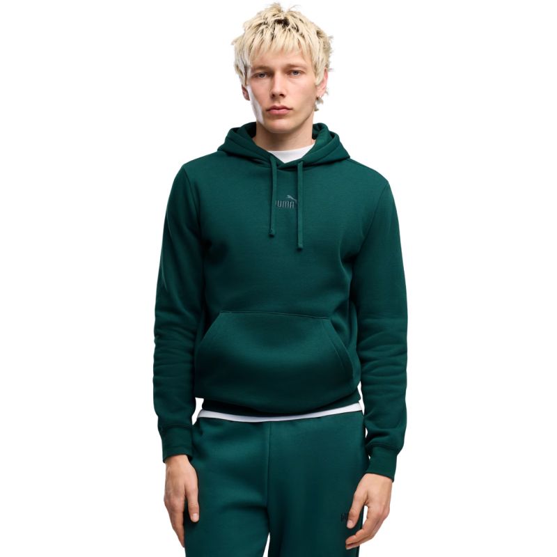 Puma ESS Small No. 1 Logo Hoodie Green 692914 70