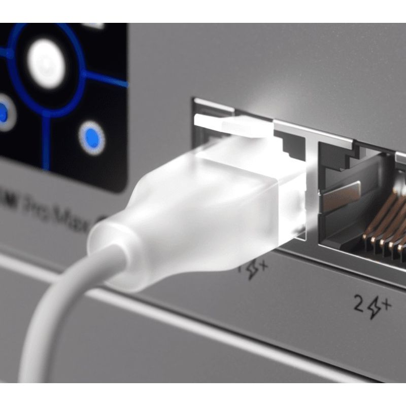 UTP Ubiquiti UniFi Etherlighting Patch Cable (UACC-Cable-Patch-EL-0.3MW) Cat. 6 0.3m white Kable, gniazda i wtyki/Patchcable Your Sports Performance