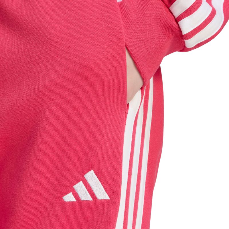 adidas Essentials 3-Stripes French Terry Cuffed Women’s Sweatpants, Pink KF8339
