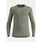 Odlo BL TOP crew neck l/s ACTIVE WARM long sleeve thermal underwear size M Gray Odzież militarna/Bielizna termoaktywna Your Sports Performance