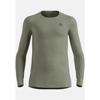 Odlo BL TOP crew neck l/s ACTIVE WARM long sleeve thermal underwear size M Gray Odzież militarna/Bielizna termoaktywna Your Sports Performance