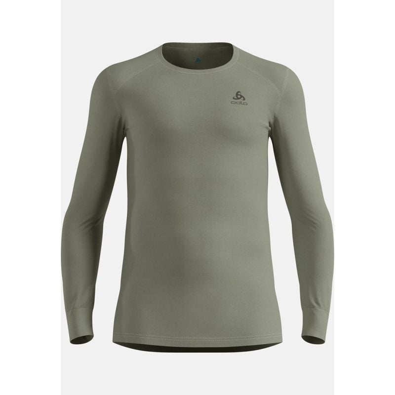 Odlo BL TOP crew neck l/s ACTIVE WARM long sleeve thermal underwear size M Gray Odzież militarna/Bielizna termoaktywna Your Sports Performance