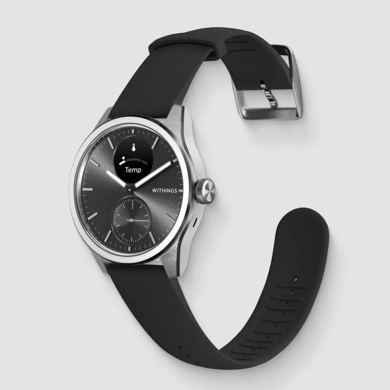 Withings ScanWatch 2 1.6 cm (0.63") OLED 42 mm Hybrid Stainless Steel (model HWA10 4-All-Int) Akcesoria sportowe i turystyczne/Zegarki sportowe Your Sports Performance
