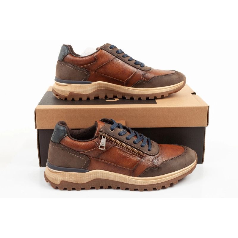Wrangler men's shoes sneakers Wriv casual shoes brown