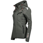 Geographical Norway Reine Gray/Black Lady 007 women's softshell jacket (WU6099F/GN Grey/Black) Clothing Your Sports Performance
