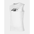 Men's sleeveless T-shirt 4F 4FWSS25TSLEM287-10S *Kategoria tymczasowa Your Sports Performance