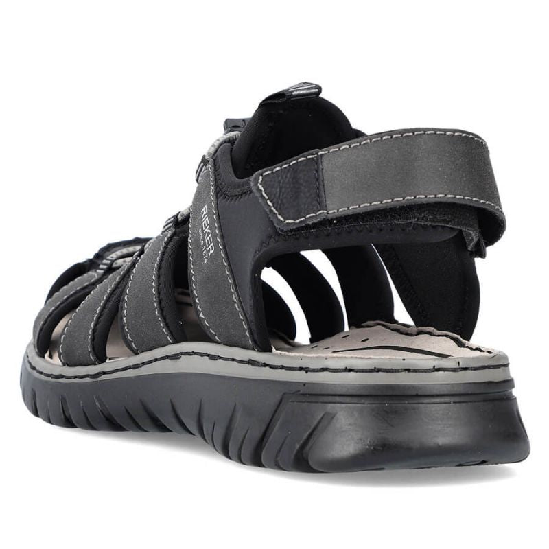 Rieker closed sandals M 26770-00 RKR584