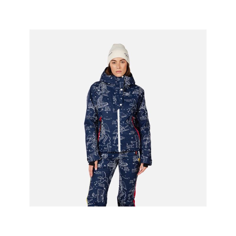 ROSSIGNOL W JCC SUBLIM JKT women's ski jacket navy blue