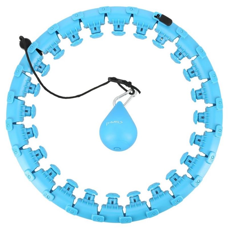 HMS HHW01 hula hoop with studs and weight, blue In preparation Your Sports Performance
