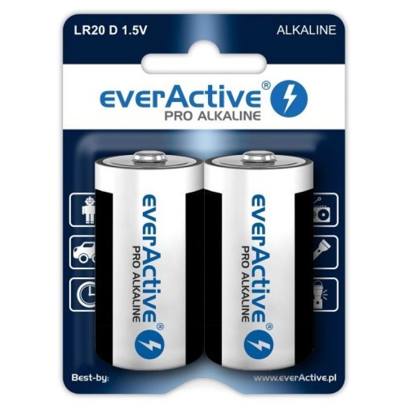 everActive EVLR20-PRO alkaline battery pack (x 2) Baterie, akumulatorki i ładowarki/Baterie Your Sports Performance