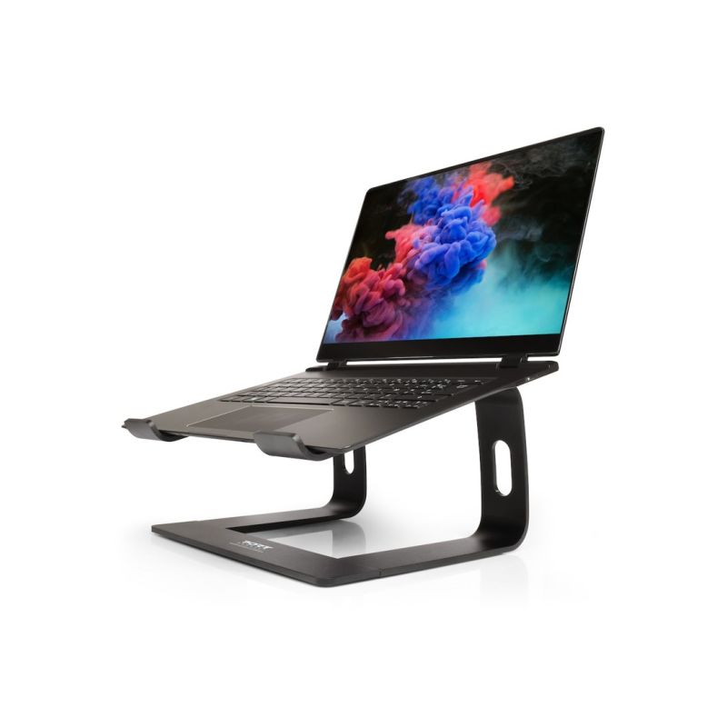 Port Designs 901103 Laptop Stand Notebook Holder Aluminum, Black 39.6 cm (15.6") Chłodzenie/Podstawki pod notebooki Your Sports Performance
