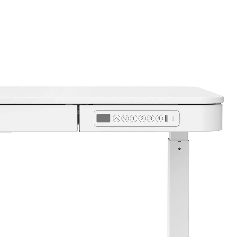 Activejet ET119W-C electric height-adjustable desk in white. Tabletop dimensions: 140 x 70 cm. Biurka/Biurka nowoczesne Your Sports Performance