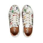 Lee Cooper women's lace sneakers beige platform Lee Cooper