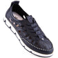 Leather openwork shoes Rieker W RKR652, navy blue Footwear/Lifestyle/Rieker Your Sports Performance