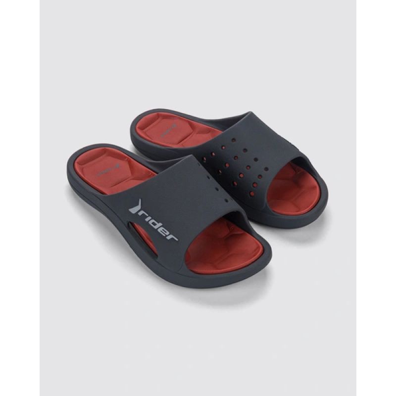 Rider shoes men's sports flip-flops Bay XIV Ad comfortable gray slippers Rider
