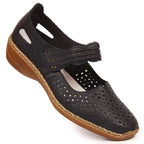 Rieker W RKR139 navy blue leather shoes Footwear/Lifestyle/Rieker Your Sports Performance