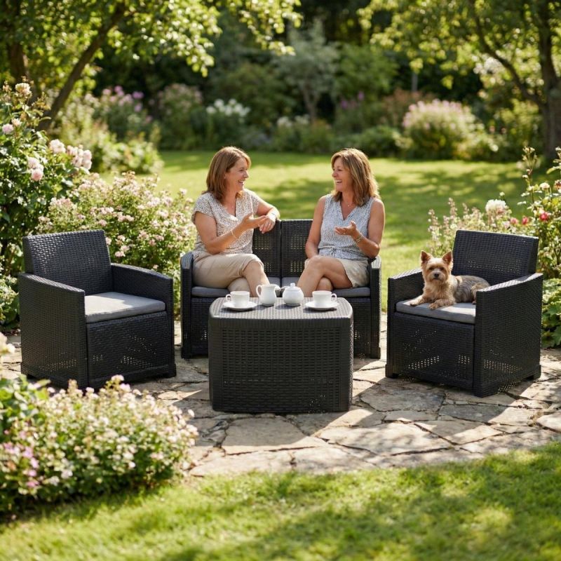 LOUNGE FURNITURE SET: 2 ARMCHAIRS + SOFA + COMO TABLE Home and Garden/Garden Your Sports Performance