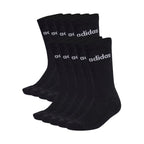 Adidas Cushioned Linear Crew Socks 10 Pairs Black KF9092