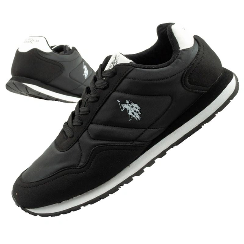US Polo Assn sports shoes sneakers men's fashionable comfortable black Your Sports Performance