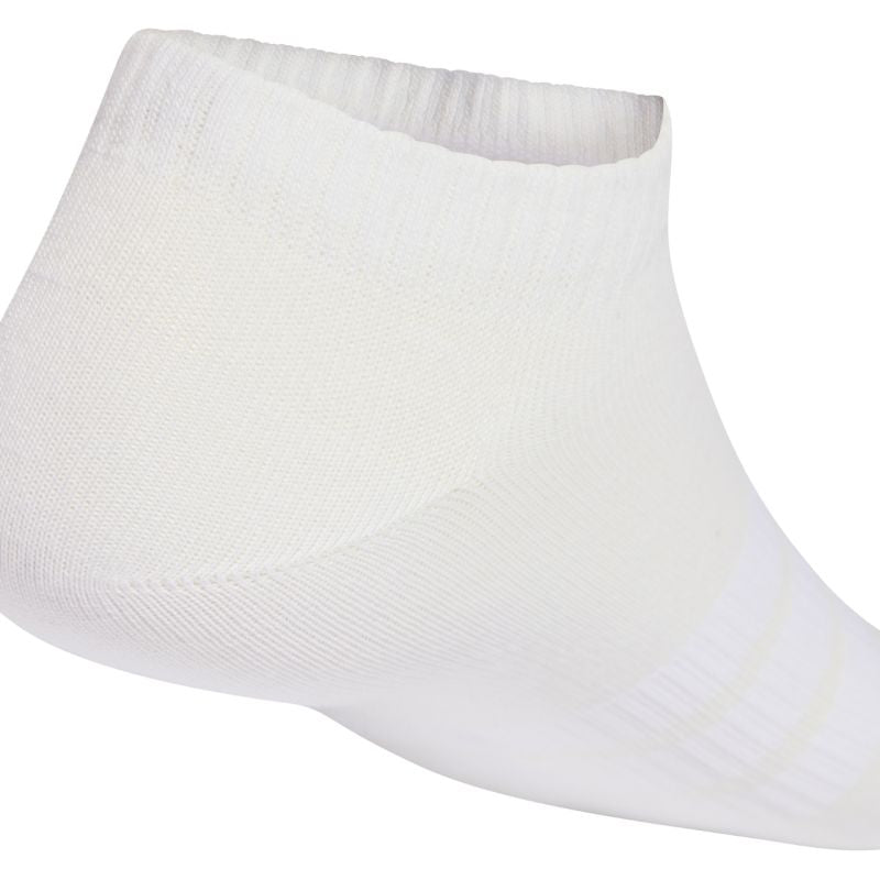 adidas Thin&Light Essentials Low Cut Socks, 3-Pack, White JZ0533