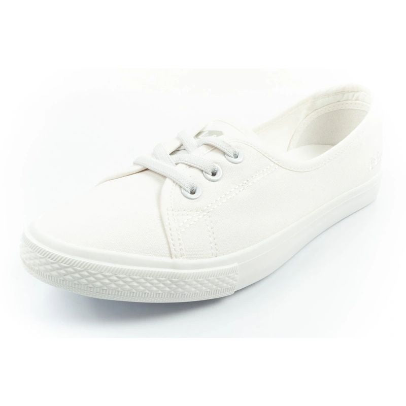 Lee Cooper shoes women's sneakers sporty white slip-on ballet flats