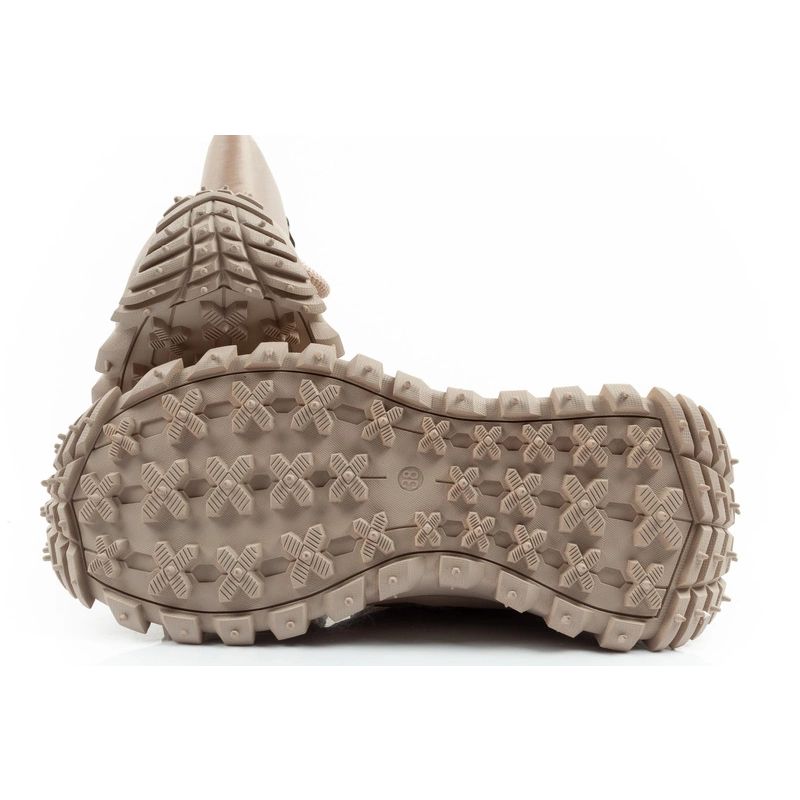 Lee Cooper women's winter trekking sports shoes, insulated, beige, natural leather Lee Cooper