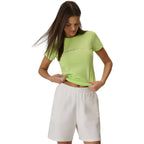 Women's T-shirt 4F F2717 light yellow 4FWSS26TTSHF2717 73S