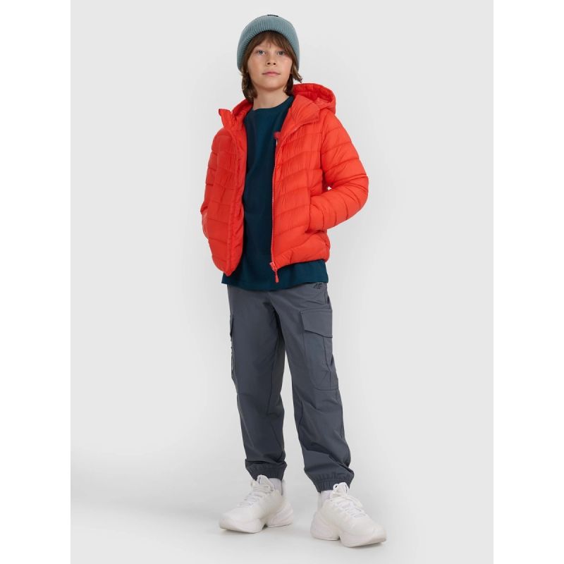 Boy's down jacket with synthetic filling 4F 4FJRAW25TDJAM0819-62S Clothing Your Sports Performance