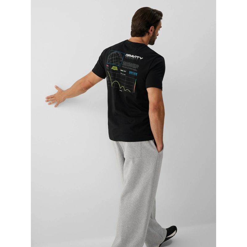 Men's regular printed T-shirt 4F 4FRAW26TTSHM4665-20S
