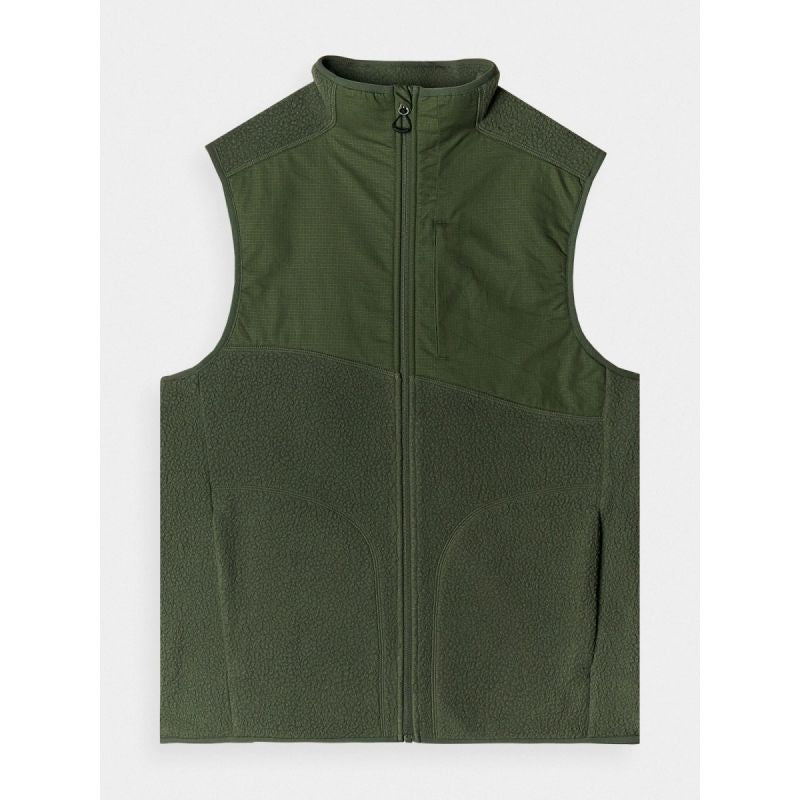 Men's sherpa vest with stand-up collar 4F 4FRAW24TVESM172-43S *Kategoria tymczasowa Your Sports Performance