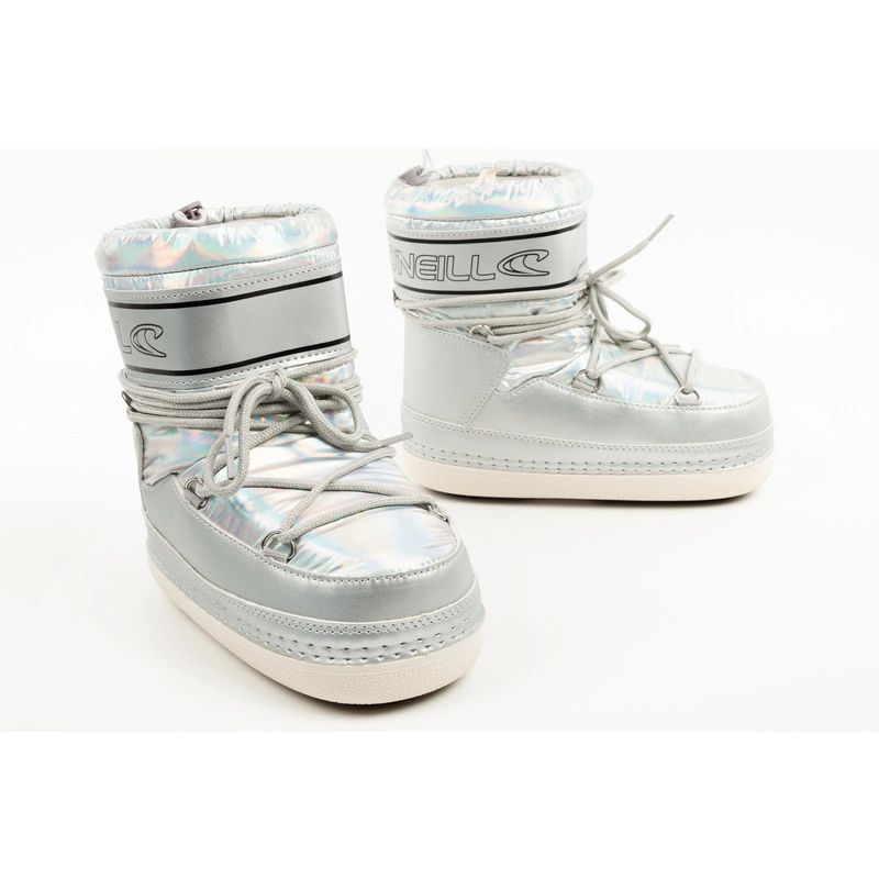 O'neill Lisa High silver insulated winter snow boots for girls