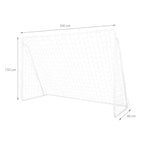Goal with net and aiming panel Nils BR240P 2in1 240x150cm 10-10-821 Accessories/Training equipment/Bramki Your Sports Performance
