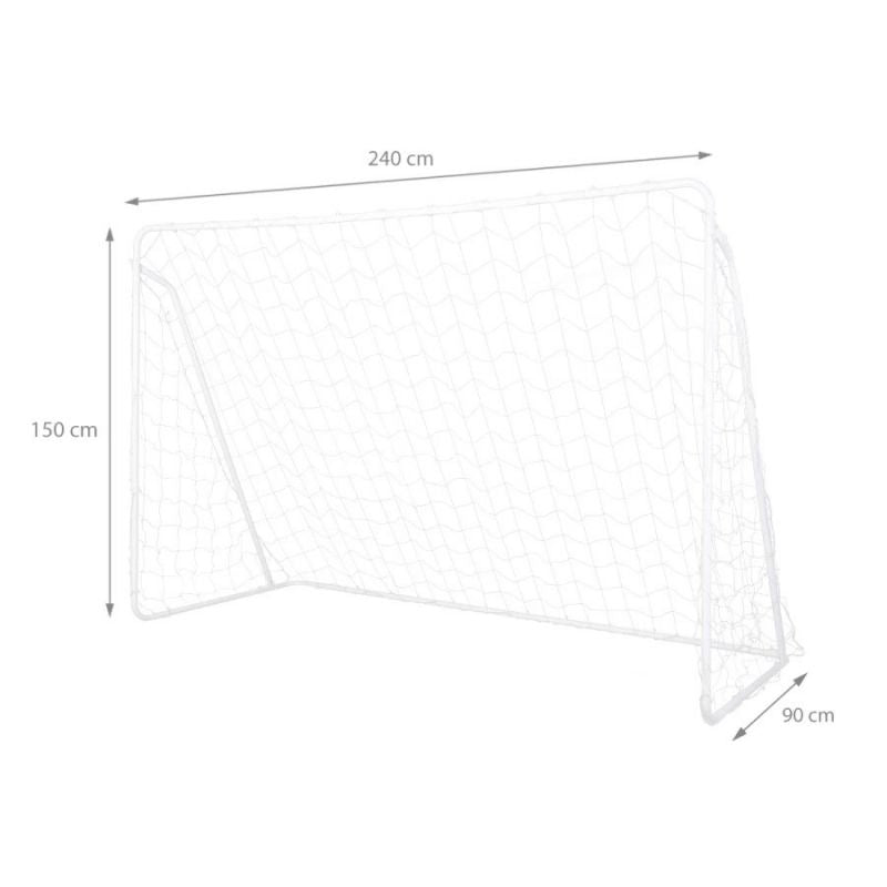 Goal with net and aiming panel Nils BR240P 2in1 240x150cm 10-10-821 Accessories/Training equipment/Bramki Your Sports Performance